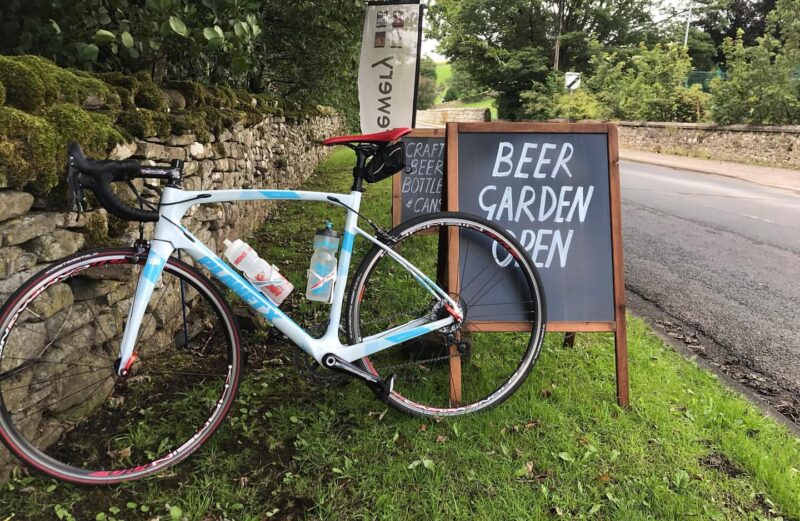 a bicycle at Yorkshire Dales Brewery