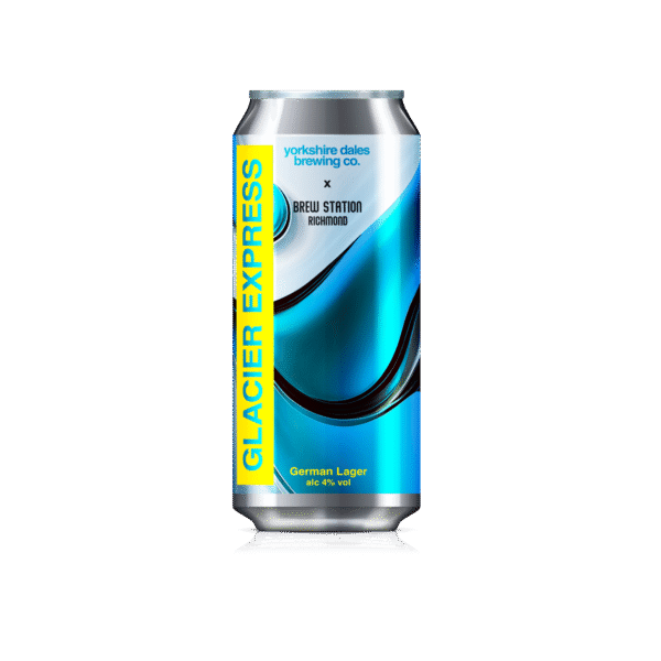 Glacier Express German pilsner beer by Yorkshire Dales Brewery